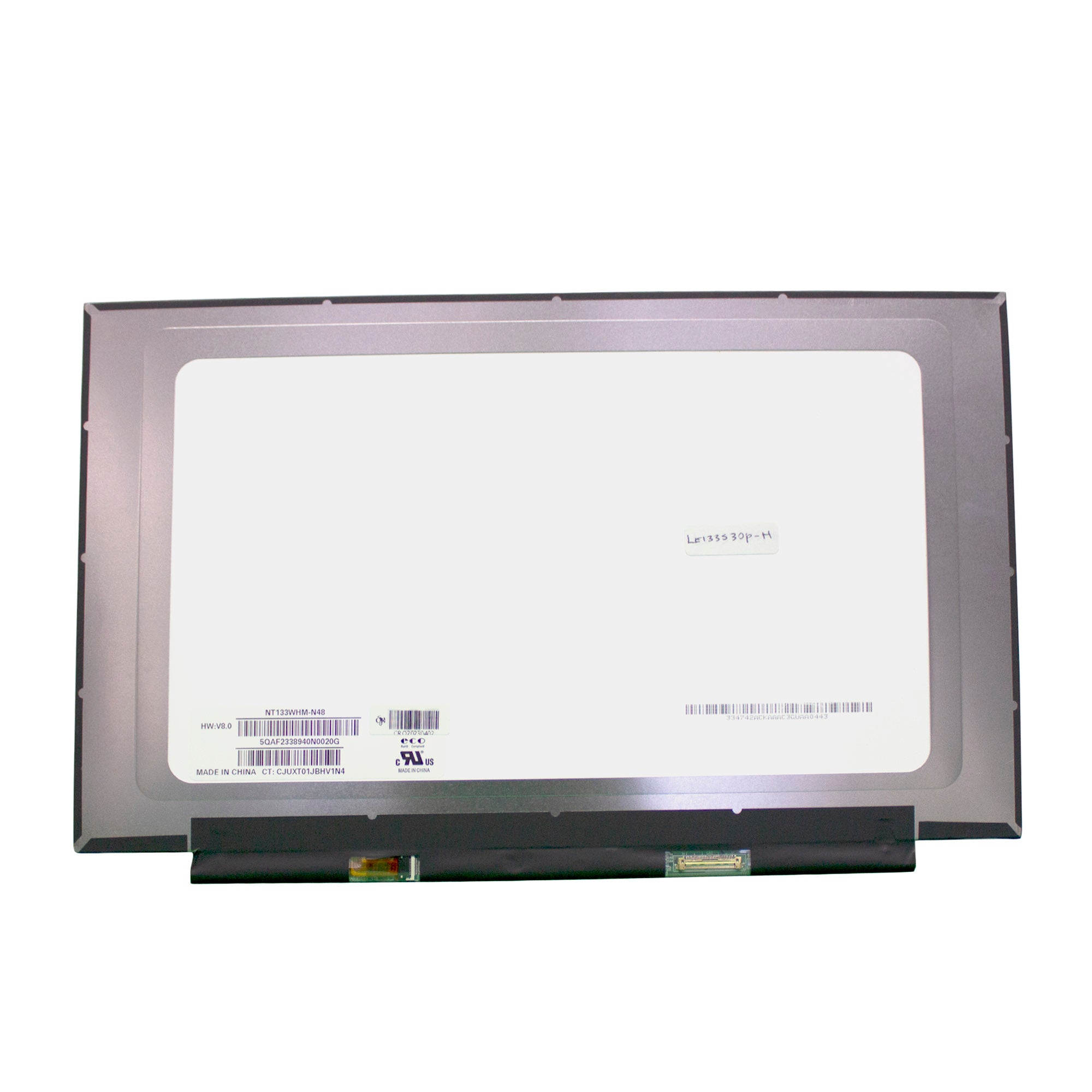 13.3″ 30-Pin LCD Slim HD 1366 x 768 Display – No Bracket, Ultra-Thin D ...